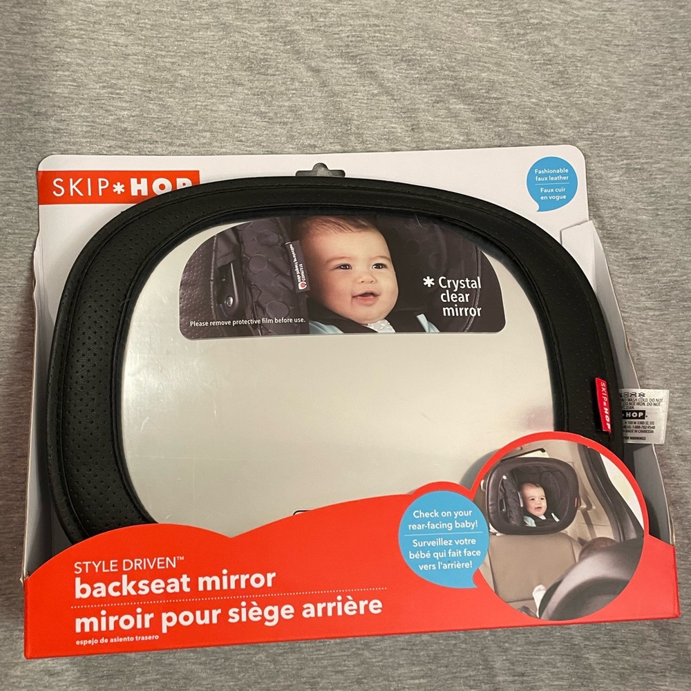 New (opened) but unused skip hop backseat mirror